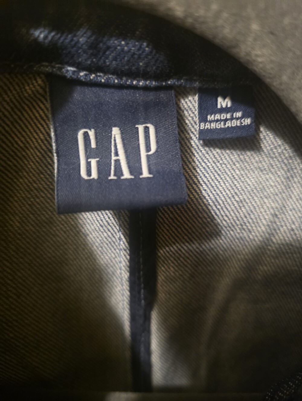 GAP Blue Denim Blazer Jacket - Picture 4 of 5